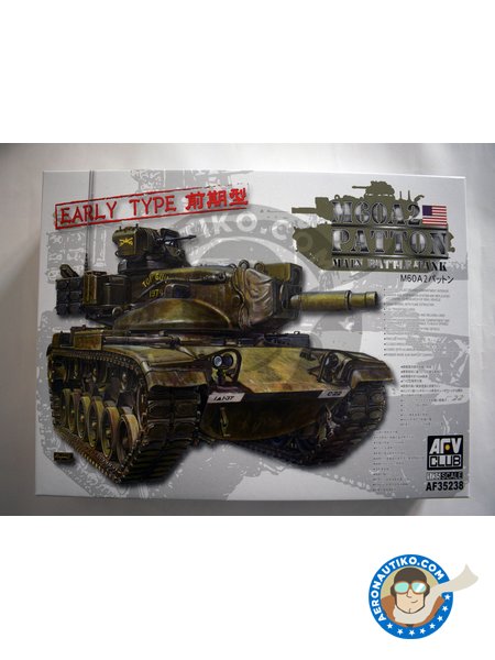 M60A2 Patton Early version "Starship" | Tank kit in 1/35 scale manufactured by AFV Club (ref. AF35238) image