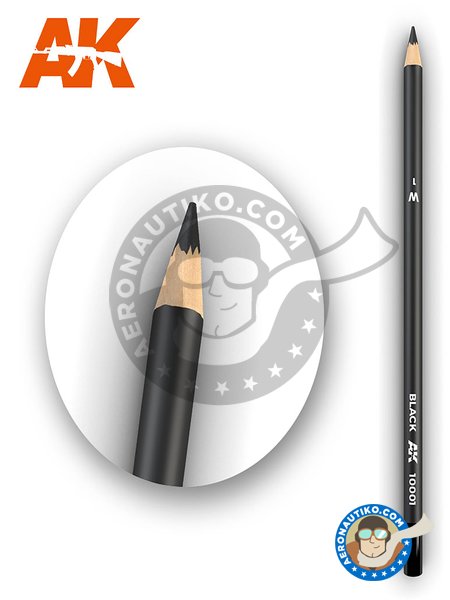 Weathering black pencil. | Pencil manufactured by AK Interactive (ref. AK-10001) image