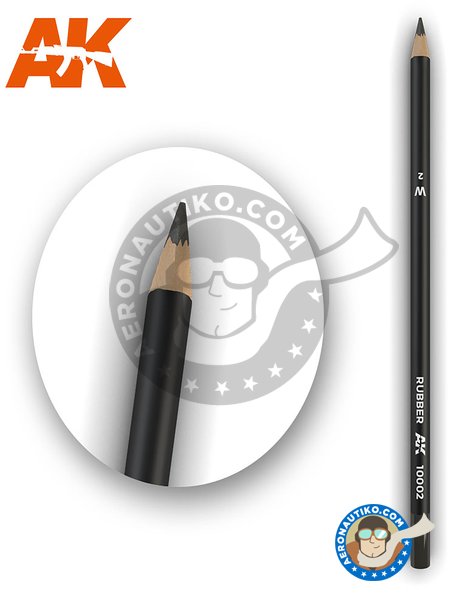 Lapicero especial para weathering color caucho y/o goma. Rubber | Lapicero fabricado por AK Interactive (ref. AK-10002) image