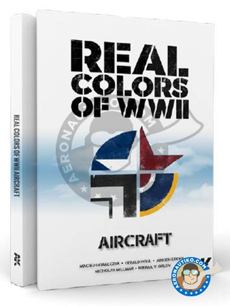 Libro Real Colors de los aviones de la Segunda Guerra Mundial. | Libro fabricado por AK Interactive (ref. AK-290) image