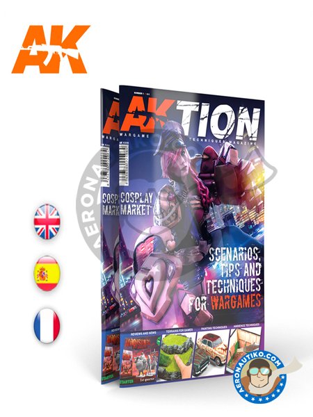 AKTION Nº1: The Wargame magazine | Magazine manufactured by AK Interactive (ref. AK-6300) image