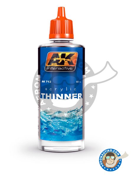 Acrylic Thinner. | Thinner manufactured by AK Interactive (ref. AK-712) image