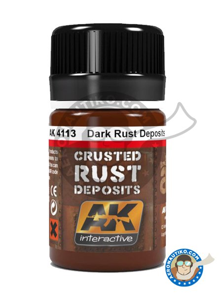 Depositos de óxido oscuro | Dark Rust Deposits | Pintura fabricado por AK Interactive (ref. AK4113) image