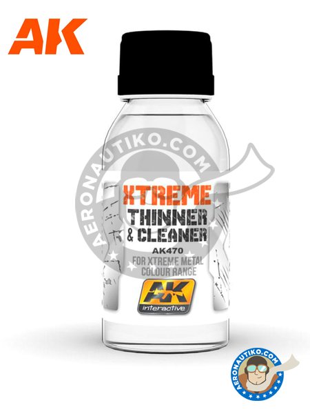 XTREME CLEANER & THINNER | Disolvente fabricado por AK Interactive (ref. AK470) image