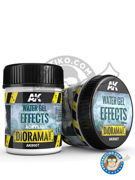 Water gel effects. 100ml | Textures and Dioramas manufactured by AK Interactive (ref. AK8007) image
