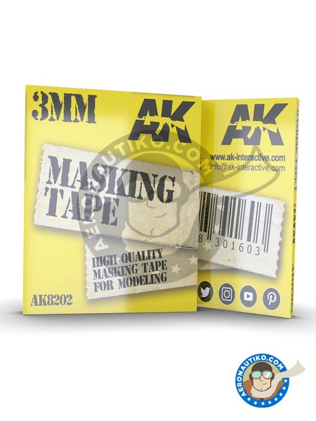 Masking tape 3mm | Masks manufactured by AK Interactive (ref. AK8202) image