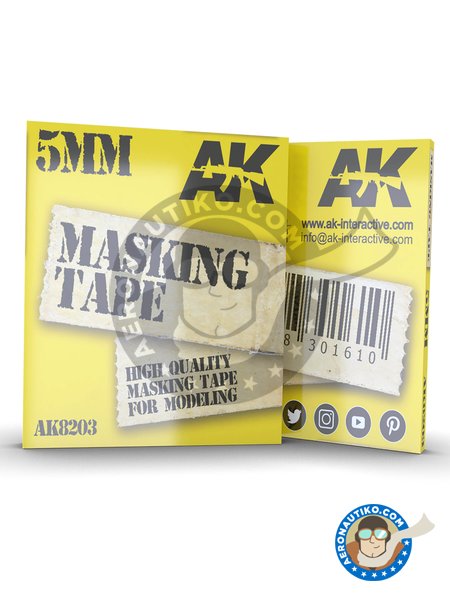 Masking tape 5mm | Masks manufactured by AK Interactive (ref. AK8203) image
