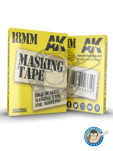 Masking tape 18mm | Masks manufactured by AK Interactive (ref. AK8205) image