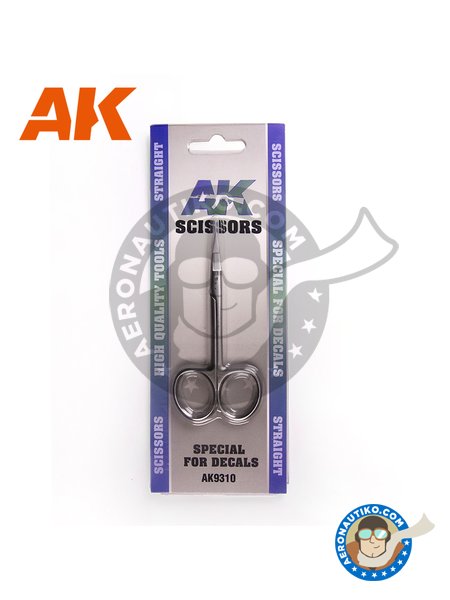 SCISSORS STRAIGHT  SPECIAL DECALS AND PAPER | Tools manufactured by AK Interactive (ref. AK9310) image