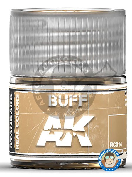 BUFF. 10ml | Real color manufactured by AK Interactive (ref. RC014) image