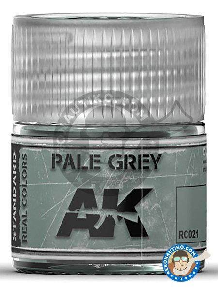 Pale grey. 10ml | Real color manufactured by AK Interactive (ref. RC021) image