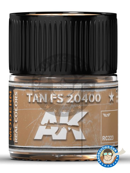 TAN FS 20400. 10ml | Real color fabricado por AK Interactive (ref. RC223) image