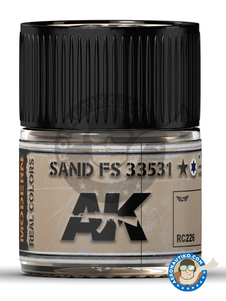 Arena FS 33531. Sand. 10ml | Real color fabricado por AK Interactive (ref. RC226) image