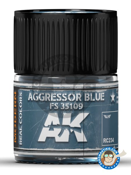 Color azul agresor FS 35109. | Real color fabricado por AK Interactive (ref. RC234) image