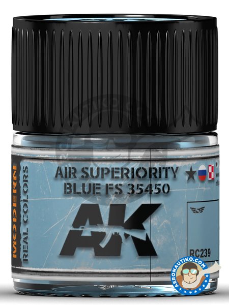 Air Superiority Blue color FS 35450 | Real color manufactured by AK Interactive (ref. RC239) image
