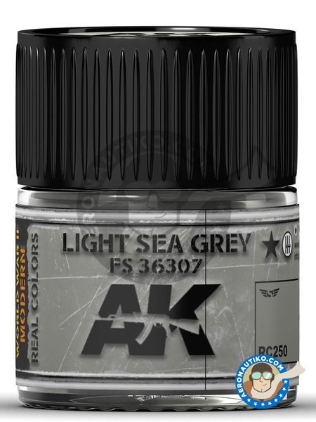 Color gris mar claro FS 36307 | Real color fabricado por AK Interactive (ref. RC250) image