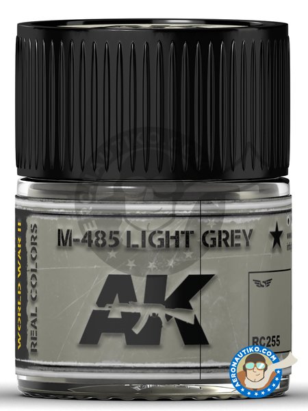 M-485 Light Grey | Real color manufactured by AK Interactive (ref. RC255) image