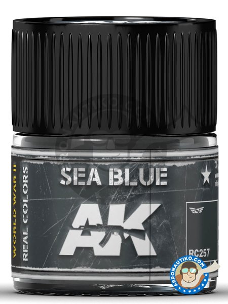 Color azul mar | Real color fabricado por AK Interactive (ref. RC257) image