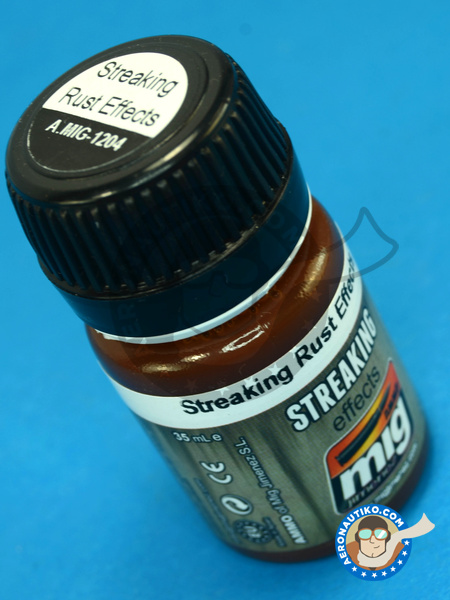 Streaking Rust Effects - 30ml | Enamel paint manufactured by AMMO of Mig Jimenez (ref. A.MIG-1204) image