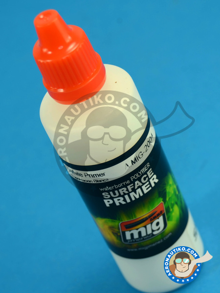 White Primer - 60 ml | Primer manufactured by AMMO of Mig Jimenez (ref. A.MIG-2004) image