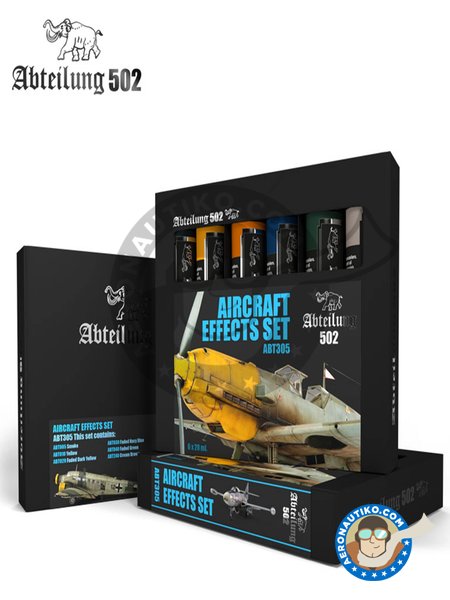 Aircraft effects set. Oil sets. | Oil set. manufactured by Abteilung 502 (ref. ABT305) image