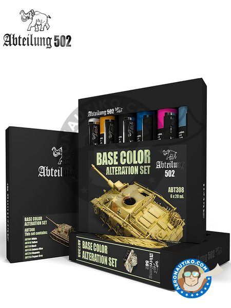 Base color alteration set | Oil set. manufactured by Abteilung 502 (ref. ABT308) image
