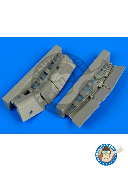 F4U-1 Corsair flaps | Flaps in 1/72 scale manufactured by Aires (ref. 7303) image