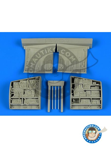 F-15 Eagle electronic bay | Electronic bay in 1/48 scale manufactured by Aires (ref. AIRES-4755) image