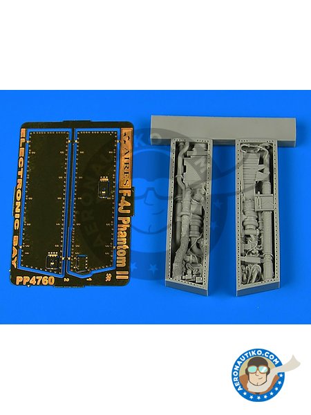 F-4J Phantom II electronic bay J | Electronic bay in 1/48 scale manufactured by Aires (ref. AIRES-4760) image