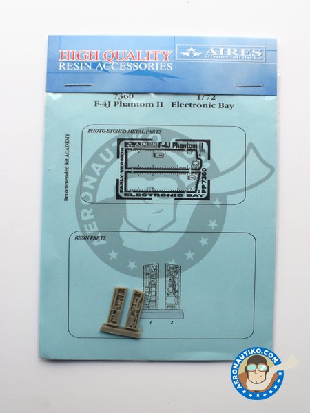 Electronic bay for F-4 Phantom II J | Electronic bay in 1/72 scale manufactured by Aires (ref. AIRES-7360) image