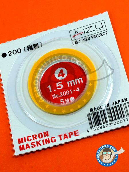 Micron masking tape 1,5mm x 5m | Masks manufactured by Aizu Project (ref. AIZU-2001-4) image
