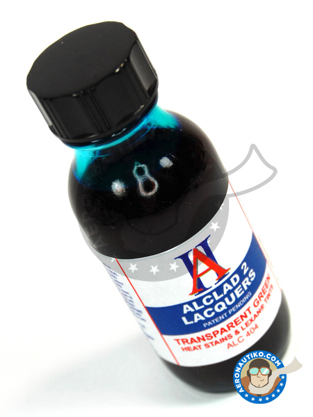 Transparent Green - 30ml bottle | Paint manufactured by Alclad (ref. ALC404) image