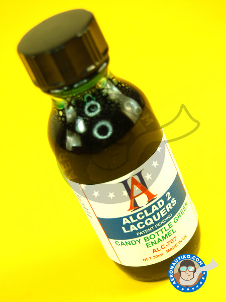 Verde botella candy - Candy bottle green - 30 ml | Pintura fabricado por Alclad (ref. ALC707) image
