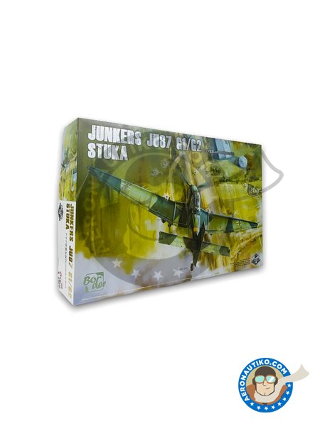 Junkers Ju87 G1/G2 "Stuka" | Airplane kit in 1/35 scale manufactured by Border Model (ref. BF-002) image
