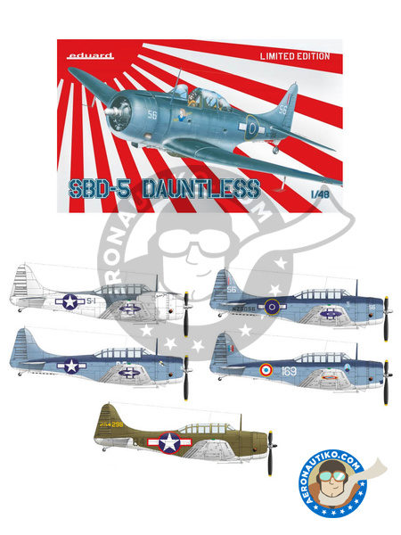 Douglas SBD Dauntless 5 | Airplane kit in 1/48 scale manufactured by Eduard (ref. 1165) image