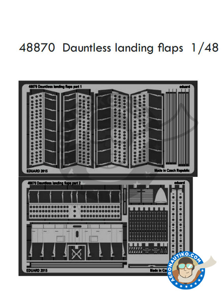 Douglas SBD Dauntless 5 | Fotograbados en escala 1/48 fabricado por Eduard (ref. 48870) image
