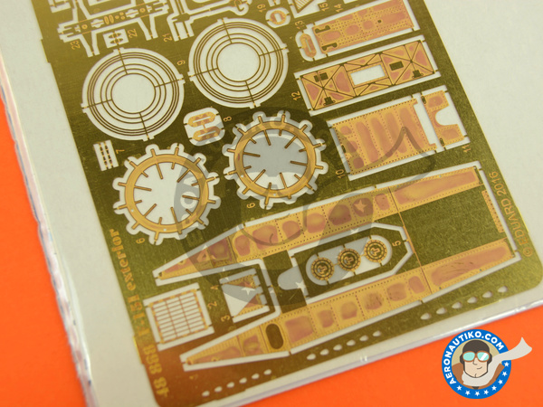 Image 4: McDonnell Douglas F-15 Eagle exterior I | Photo-etched parts in 1/48 scale manufactured by Eduard (ref. 48888) Image 4: McDonnell Douglas F-15 Eagle exterior I | Photo-etched parts in 1/48 scale manufactured by Eduard (ref. 48888)