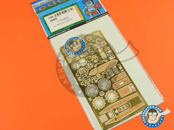 Image 5: McDonnell Douglas F-15 Eagle exterior I | Photo-etched parts in 1/48 scale manufactured by Eduard (ref. 48888) Image 5: McDonnell Douglas F-15 Eagle exterior I | Photo-etched parts in 1/48 scale manufactured by Eduard (ref. 48888)