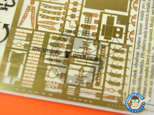 Image 5: Junkers Ju-88 A-5 | Coloured photo-etched cockpit parts in 1/48 scale manufactured by Eduard (ref. 49750) Image 5: Junkers Ju-88 A-5 | Coloured photo-etched cockpit parts in 1/48 scale manufactured by Eduard (ref. 49750)