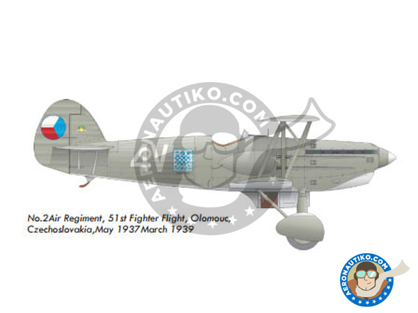 Image 2: Avia B.534 III serie | Airplane kit in 1/48 scale manufactured by Eduard (ref. 8191) Image 2: Avia B.534 III serie | Airplane kit in 1/48 scale manufactured by Eduard (ref. 8191)