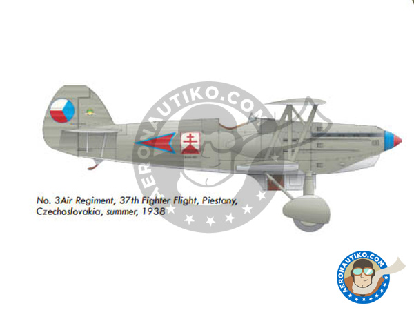 Image 3: Avia B.534 III serie | Airplane kit in 1/48 scale manufactured by Eduard (ref. 8191) Image 3: Avia B.534 III serie | Airplane kit in 1/48 scale manufactured by Eduard (ref. 8191)