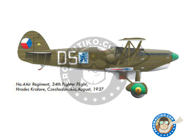 Image 4: Avia B.534 III serie | Airplane kit in 1/48 scale manufactured by Eduard (ref. 8191) Image 4: Avia B.534 III serie | Airplane kit in 1/48 scale manufactured by Eduard (ref. 8191)