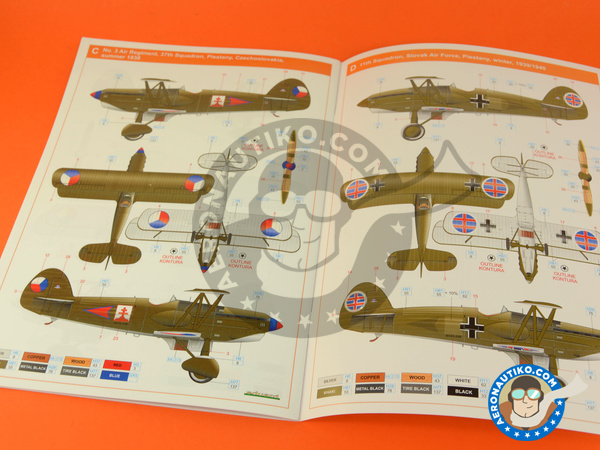 Image 11: Avia B.534 III serie | Airplane kit in 1/48 scale manufactured by Eduard (ref. 8191) Image 11: Avia B.534 III serie | Airplane kit in 1/48 scale manufactured by Eduard (ref. 8191)