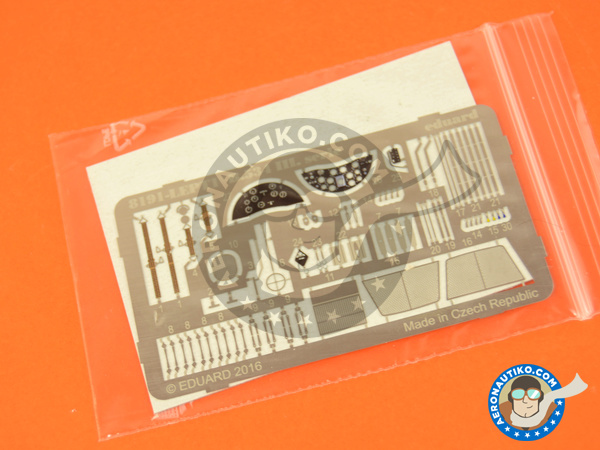 Image 12: Avia B.534 III serie | Airplane kit in 1/48 scale manufactured by Eduard (ref. 8191) Image 12: Avia B.534 III serie | Airplane kit in 1/48 scale manufactured by Eduard (ref. 8191)