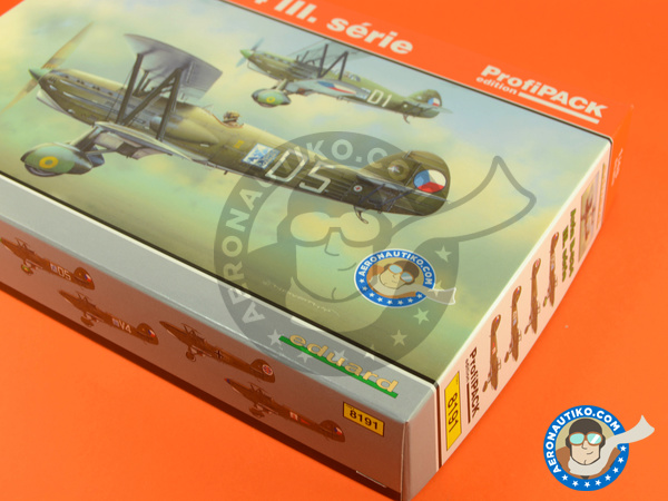 Image 14: Avia B.534 III serie | Airplane kit in 1/48 scale manufactured by Eduard (ref. 8191) Image 14: Avia B.534 III serie | Airplane kit in 1/48 scale manufactured by Eduard (ref. 8191)