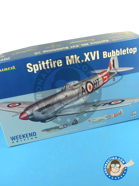 Supermarine Spitfire Mk. XVI Bubbletop | Airplane kit in 1/48 scale manufactured by Eduard (ref. 84141) image