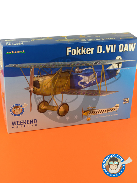 Fokker D. VII OAW | Airplane kit in 1/48 scale manufactured by Eduard (ref. 84155) image