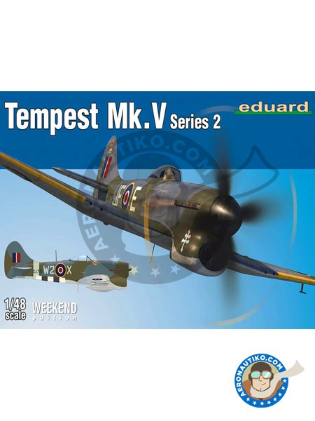 Tempest Mk.V series 2 | Airplane kit in 1/48 scale manufactured by Eduard (ref. 84170) image