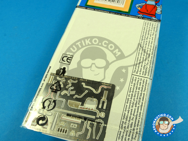 Image 2: Messerschmitt Me 262 Schwalbe A-1/U2 | Coloured photo-etched cockpit parts in 1/48 scale manufactured by Eduard (ref. ED49606) Image 2: Messerschmitt Me 262 Schwalbe A-1/U2 | Coloured photo-etched cockpit parts in 1/48 scale manufactured by Eduard (ref. ED49606)