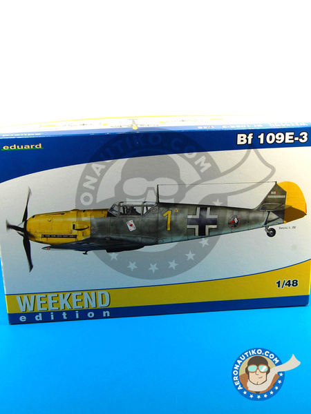 Messerschmitt Bf 109 E-3 | Airplane kit in 1/48 scale manufactured by Eduard (ref. ED84165) image